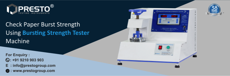 Check Paper Burst Strength Using Bursting Strength Tester Machine